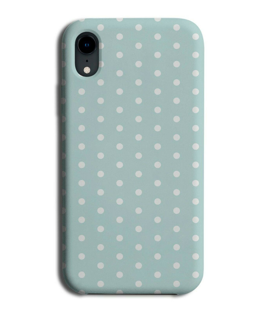 Mint Pastel Green Polka Dot Pattern Phone Case Cover Vintage Retro Coloured H314