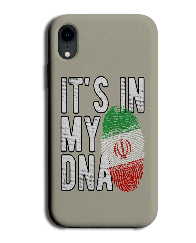 Its In My DNA Iran Phone Case Cover Iranian Fingerprint Flag Flags Gift Q978