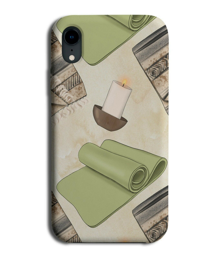 Yoga Mat and Candles Phone Case Cover Candle Mats Spiritual Design Pattern G781
