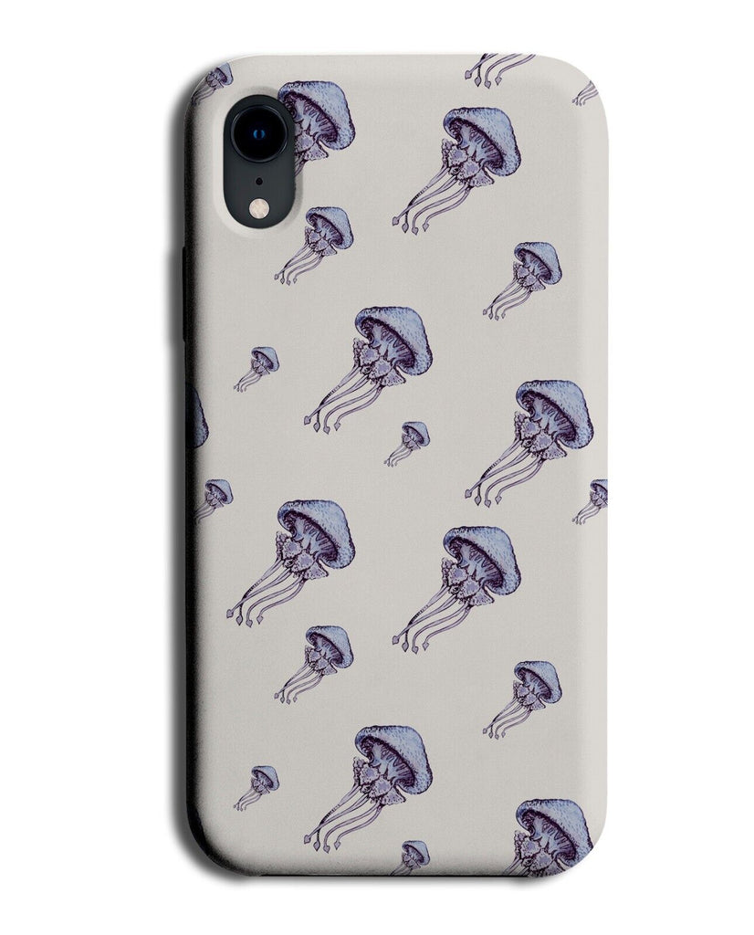 Jellyfish Pattern Phone Case Cover Jelly Fish Swimming Purple Bobbing Boxed BX19