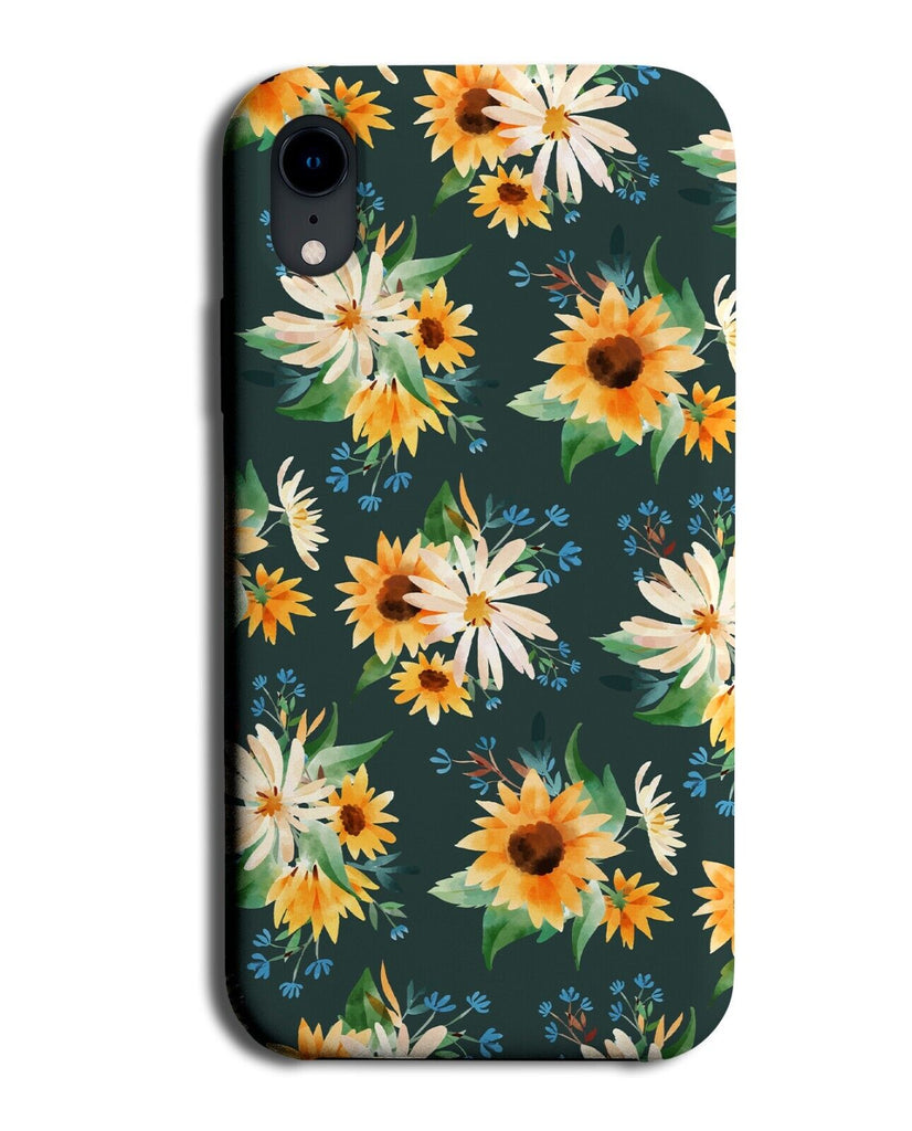 Watercolour Sunflowers Phone Case Cover Sunflower Sun Flower Water Summer N585