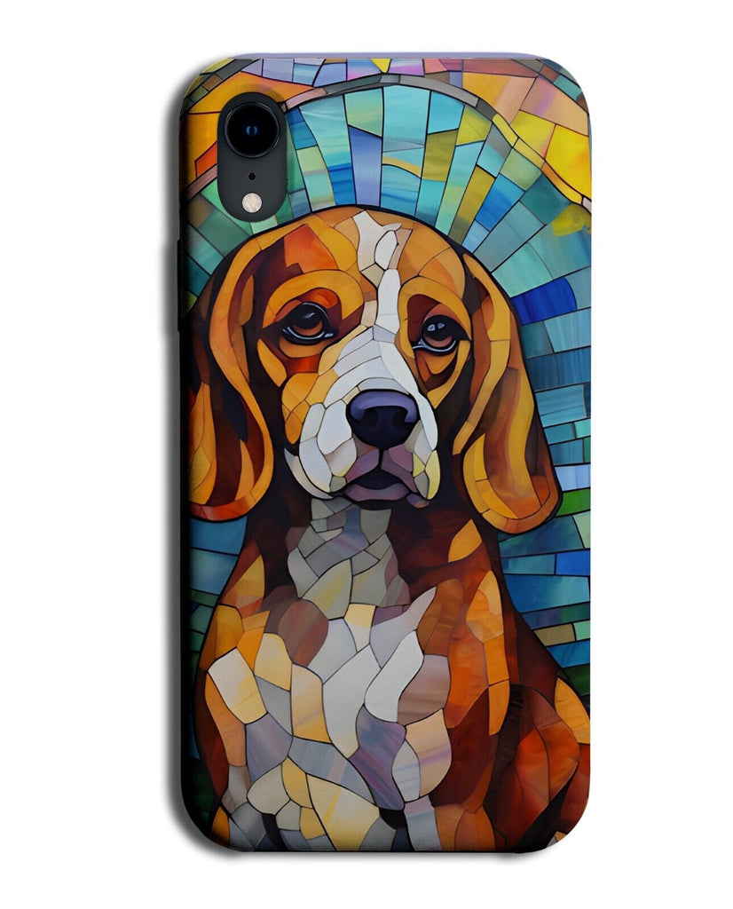 Stained Glass Beagle Dog Design Phone Case Cover Beagles Effect Dogs Breed DB78