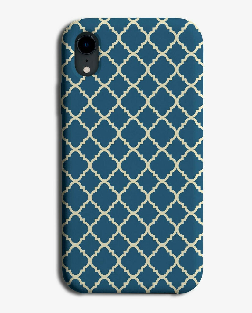 Dark Green Mosaic Pattern Phone Case Cover Moroccan Tile Tiles Print E892