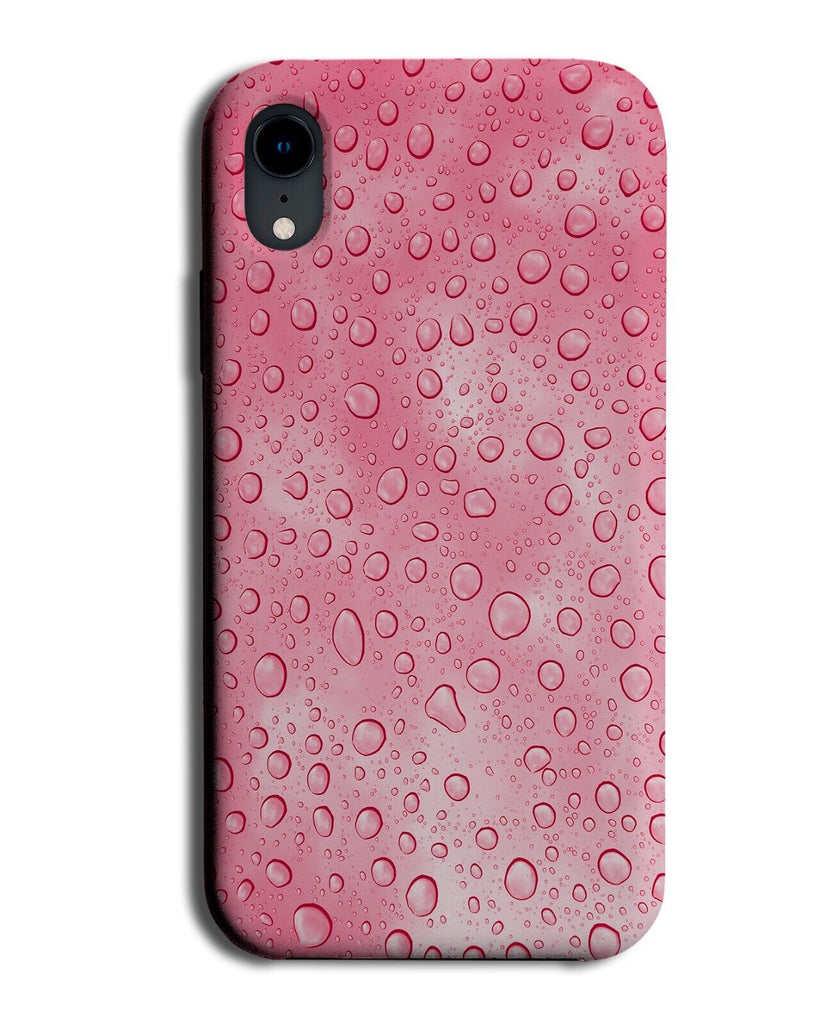 Pink Raindrops Phone Case Cover Rain Drops Colour Girls Water Pattern Mark CX82