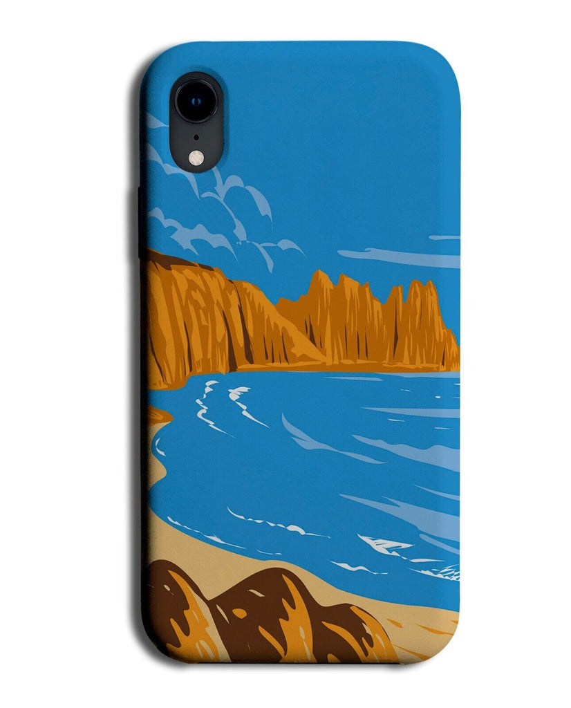 Logan Rock Cornwall Beach Phone Case Cover Cliff Cliffs English Coastline P325