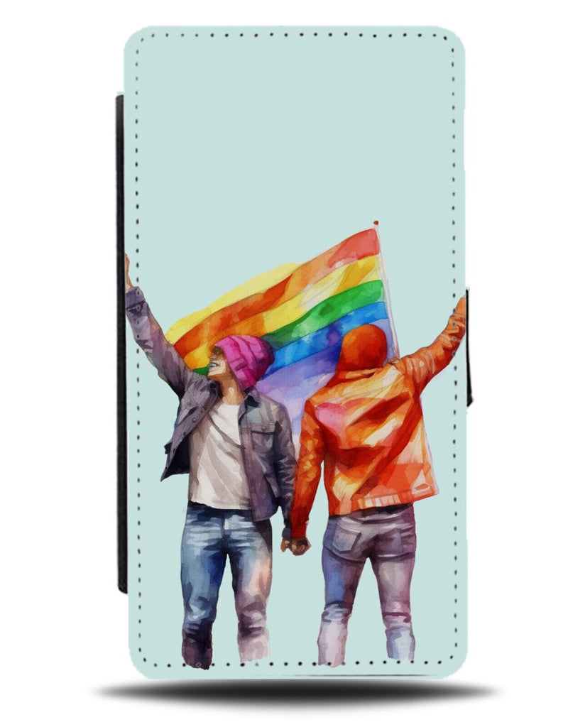 Pride Solidarity Flip Wallet Case Prides March Month Men Celebrating Flag BY21