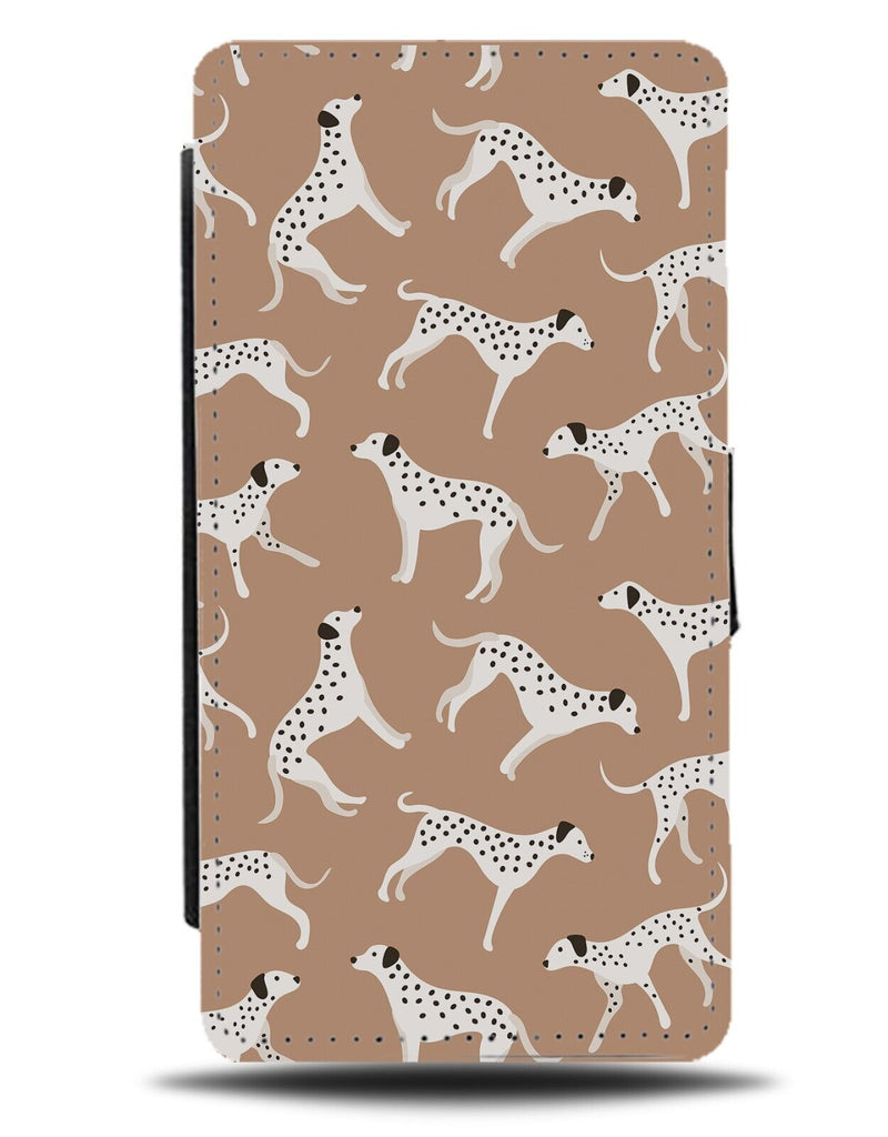 Dalmatians Dogs Pattern Design Flip Wallet Case Dalmations Spots Dalmatian CC19