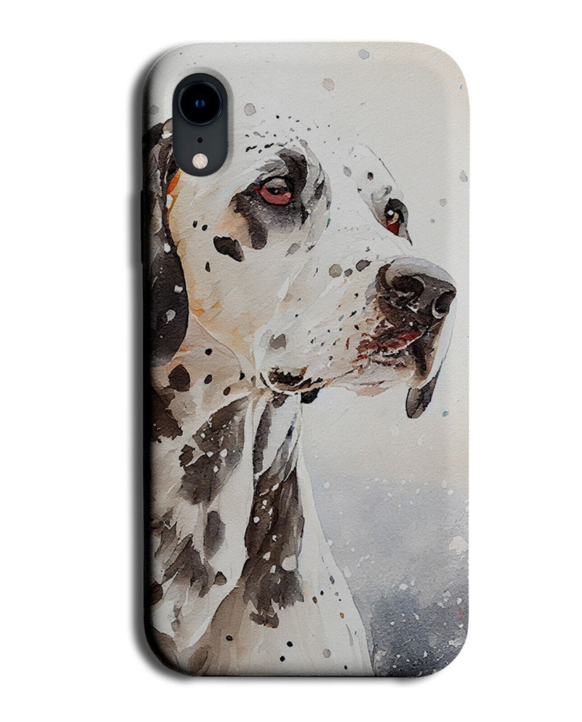 Dalmatian In Snow Phone Case Cover Snowing Snowy Bulldogs Dog Dalmatians BA93