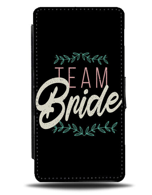 Team Bride Flip Wallet Case Hen Do Bachelorette Party Bridesmaid K965