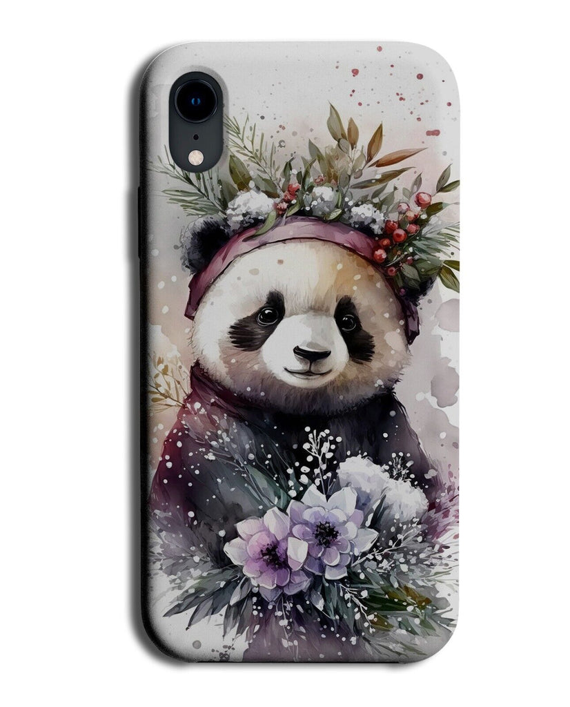 Panda King Phone Case Cover Funny Princess Queen Flower Crown Tiara Prince AY08