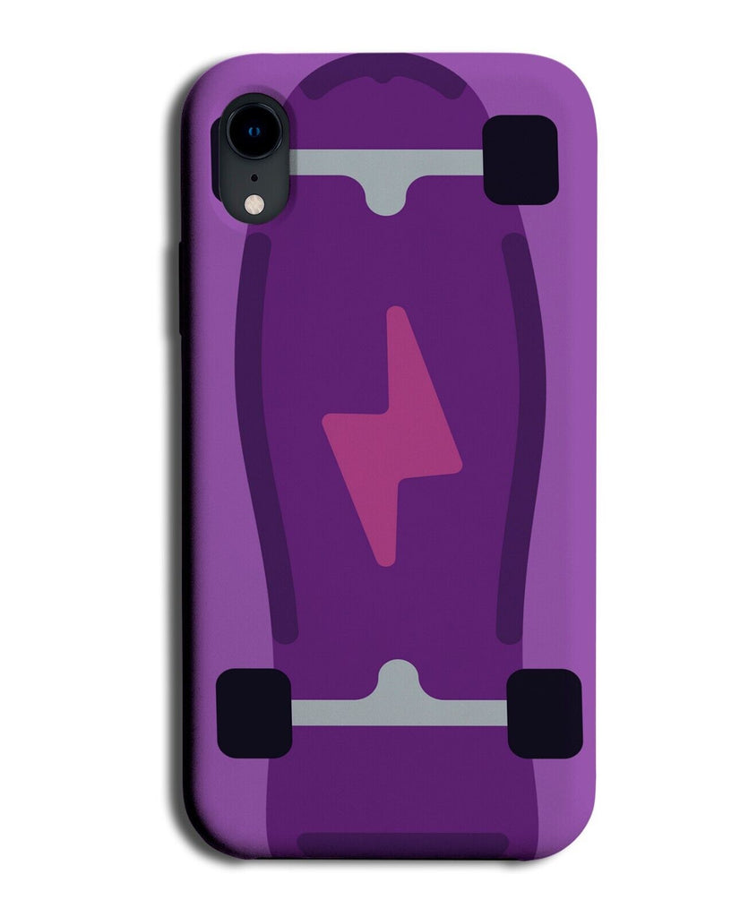 Vintage Purple Skateboard Phone Case Cover Pennyboard Penny Skate Board 80s P230