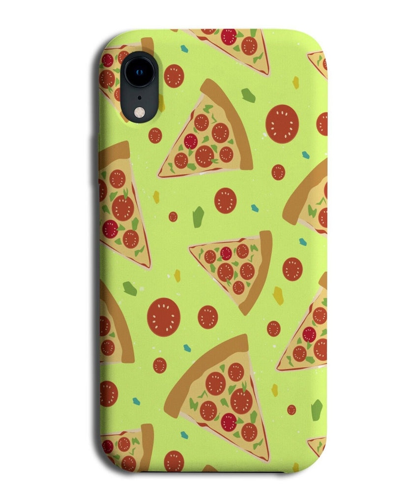 Cartoon Pizza Slices Phone Case Cover Pattern Pizzas Italian Italy Theme E619