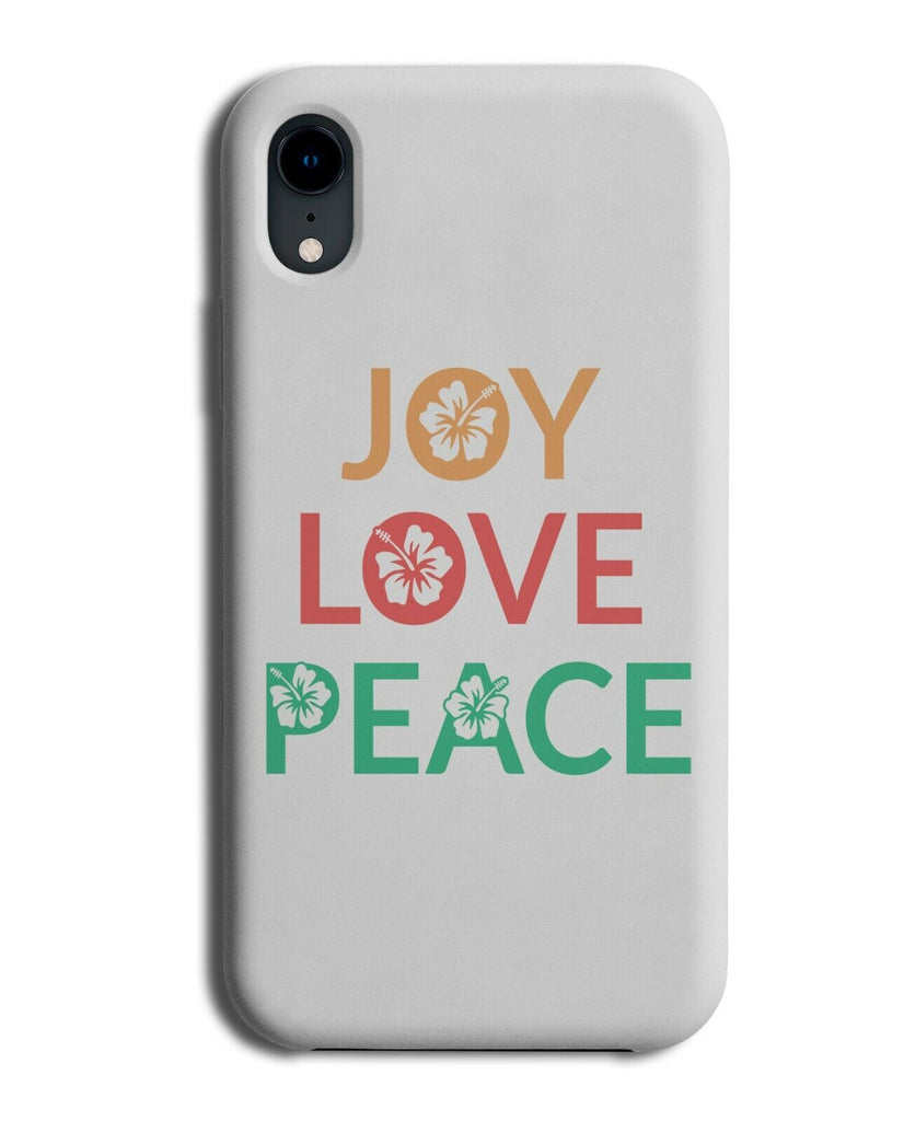 Joy Love Peace Phone Case Cover Writing Words Floral Symbols Be Kind Nice J949