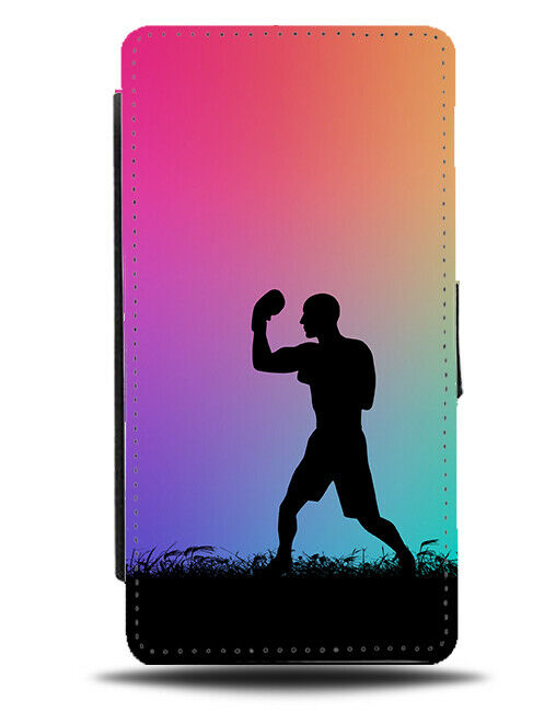 Boxing Flip Cover Wallet Phone Case Boxer Gloves Fighter Gift Multicoloured i628