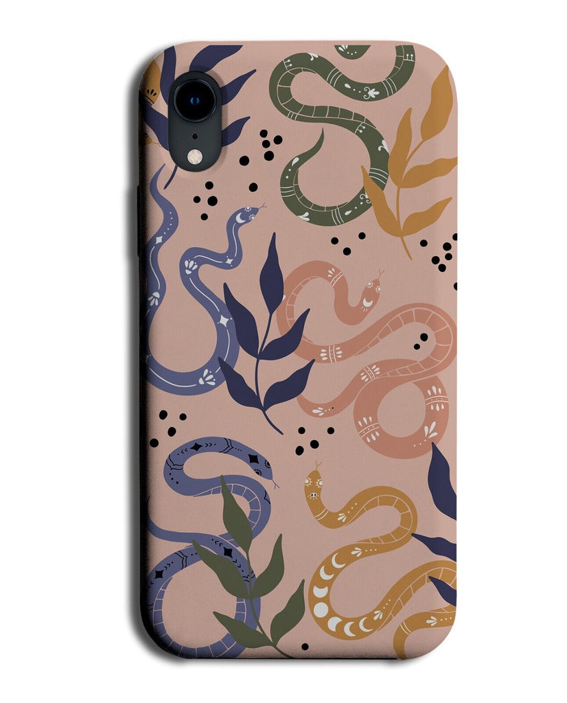 Nude Coloured Snake Design Phone Case Cover Nudes Colours Snakes Reptiles CH59