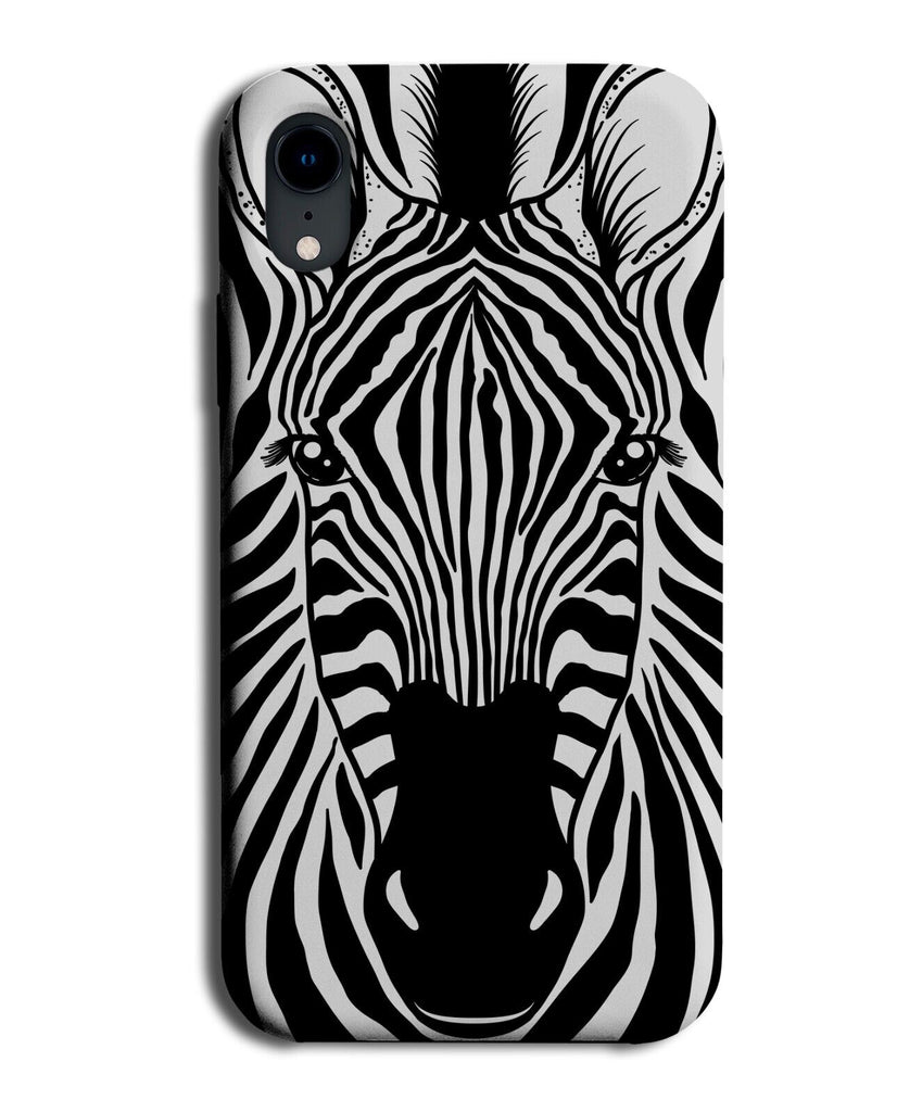 Zebra Stripes Head Phone Case Cover Face Zebras Zebra's Pattern Design Cool CW80