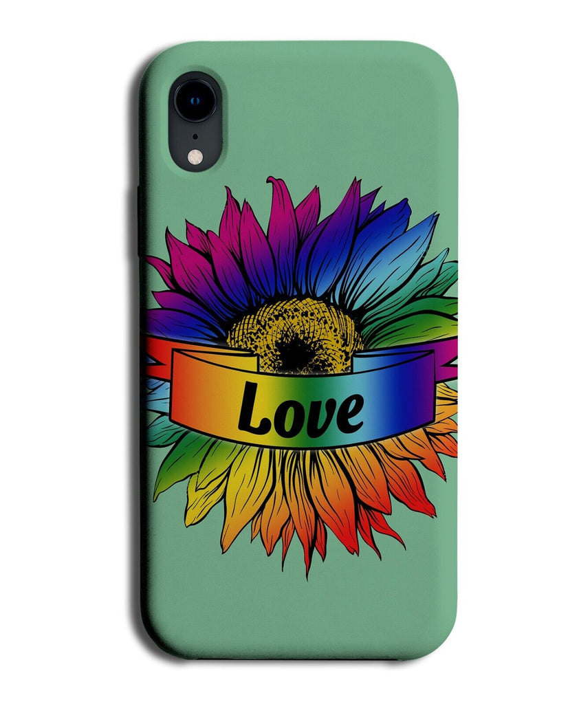 Pride Daisy Phone Case Cover LGBTP LGBTQ LGBTQ+ Flower Rainbow Petals BF60