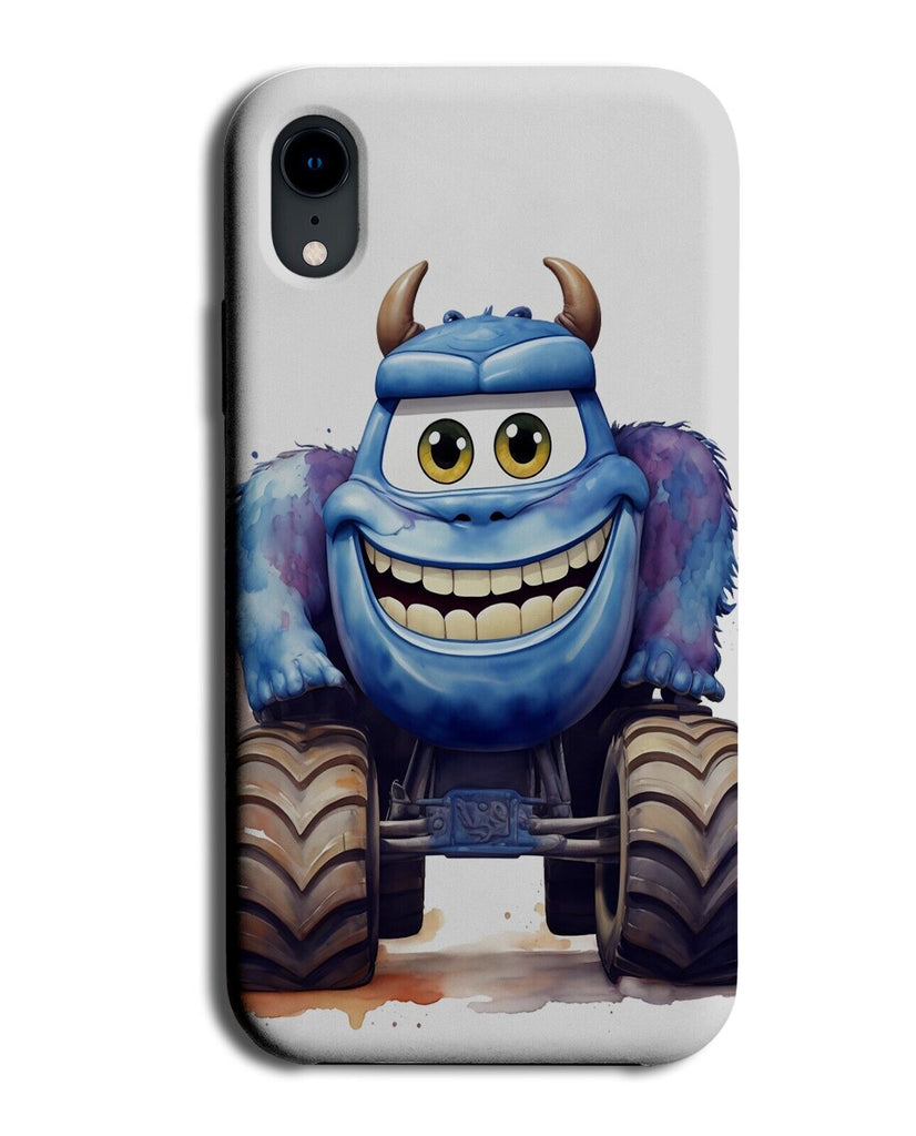 Funny Monster Truck For Kids Phone Case Cover Monsters Car Blue Boys Movie DE79
