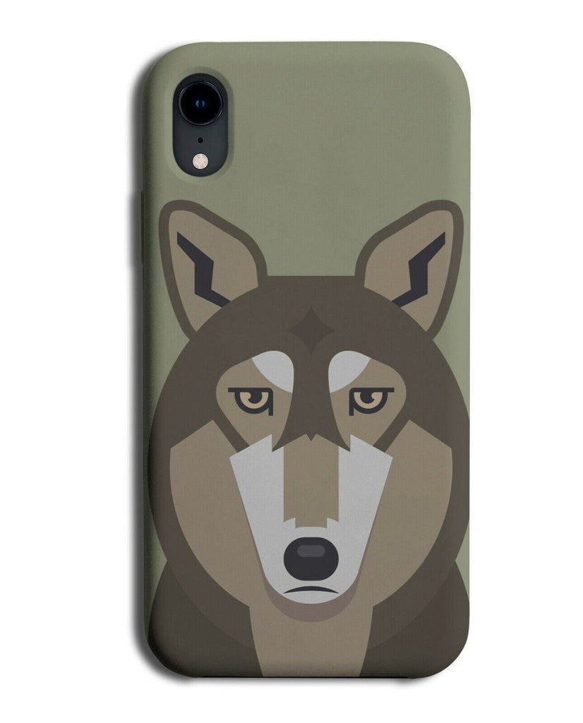 Childrens Wolf Head Phone Case Cover Kids Cute Cartoon Childs Kids Style K466