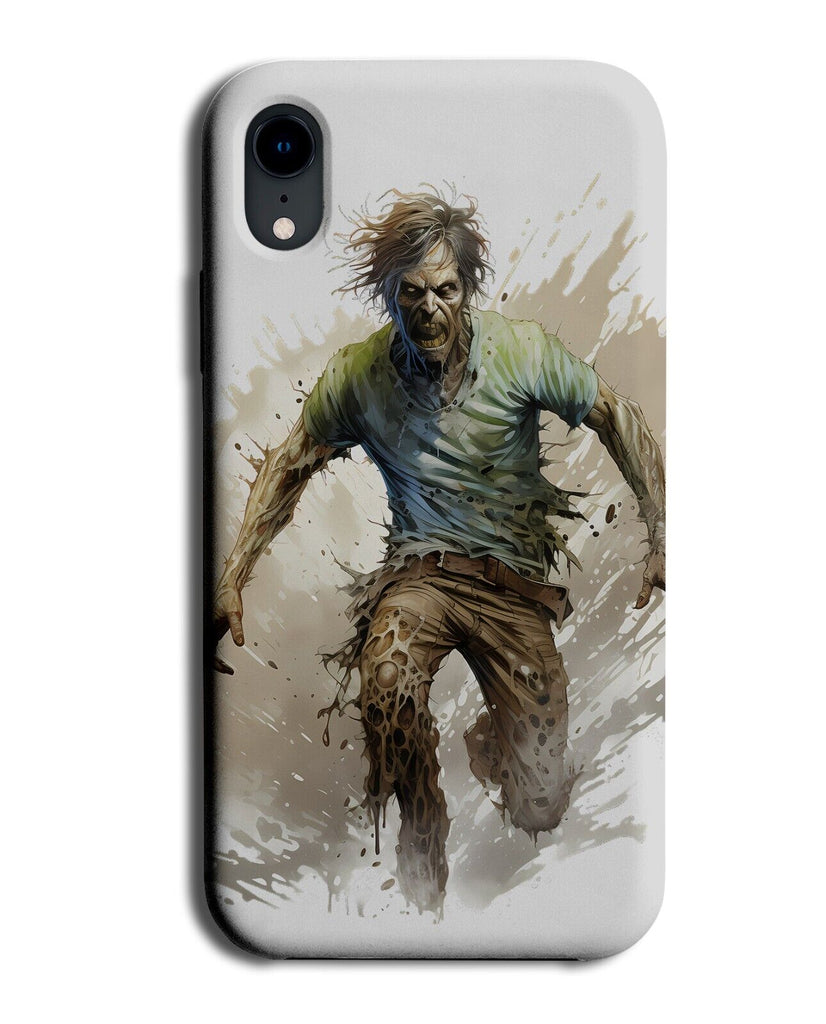 Running Horror Film Zombie Phone Case Cover Zombie Chasing You Scary Spooky DF90