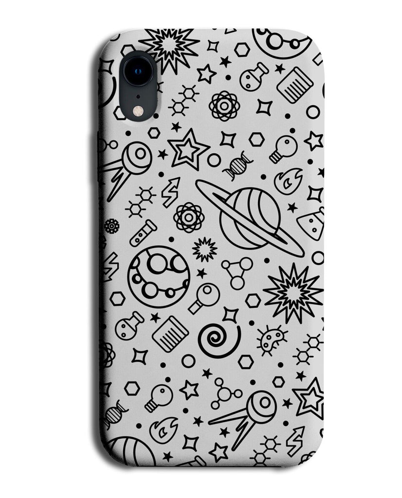 Kids Night Sky Drawing Doodle Phone Case Cover Art Sketch Stars Planets BB06