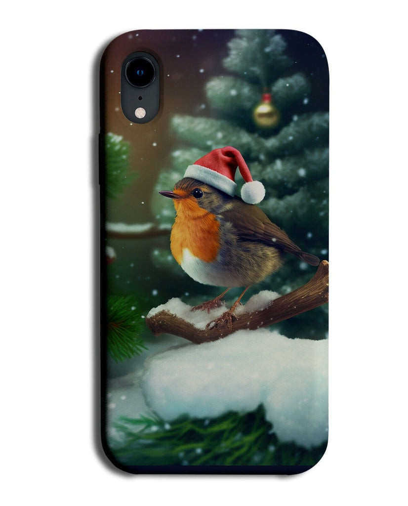 Christmas Red Robin Phone Case Cover In Santa Hat Robins Card Photo Picture CL97