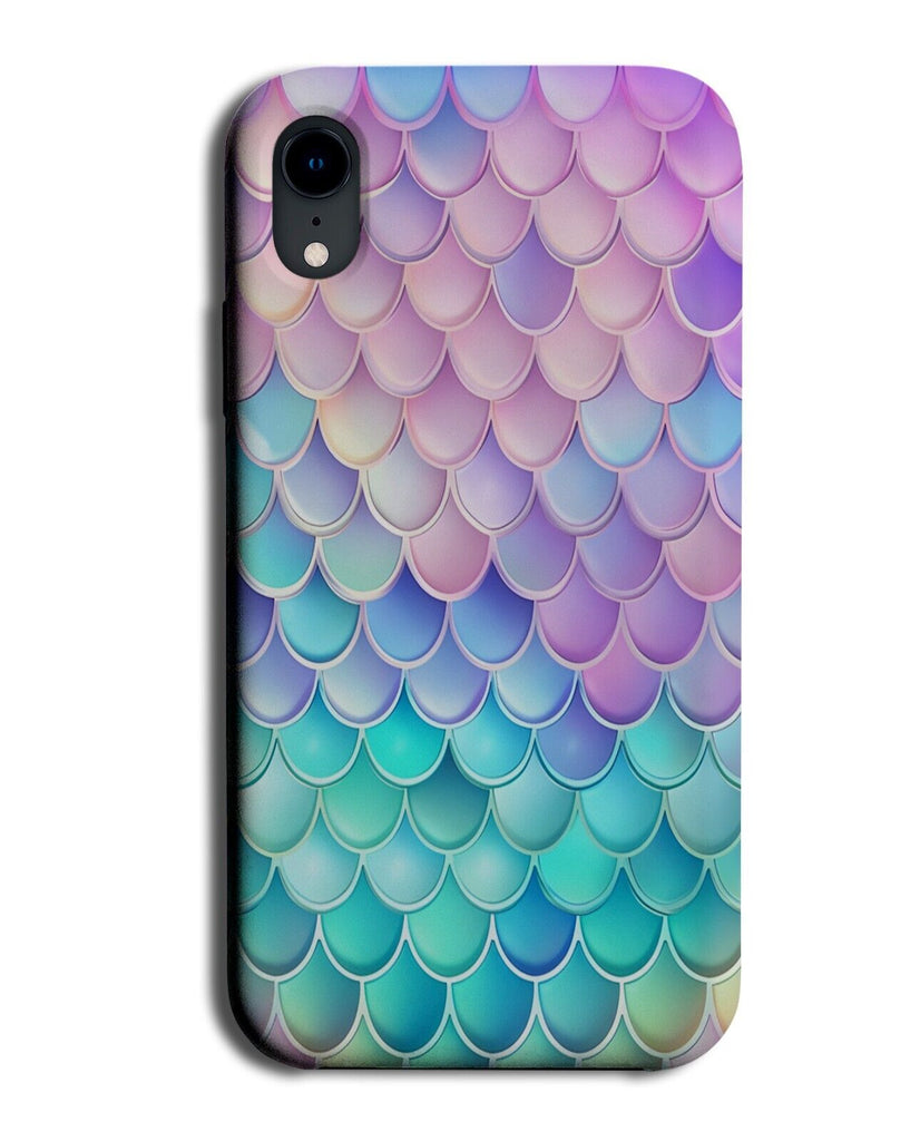 Pastel Purple Mermaid Tail Print Phone Case Cover Mermaids Scales Tails CI54