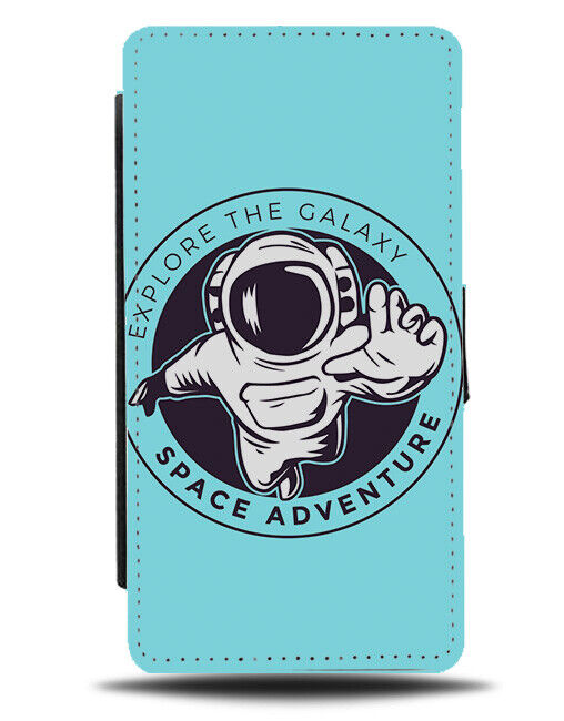 Adventurer Flip Wallet Case Space Adventure Astronaught Design Character K121