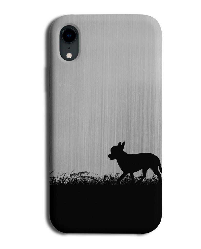 Chihuahua Phone Case Cover Chihuahuas Silver Coloured Grey i141