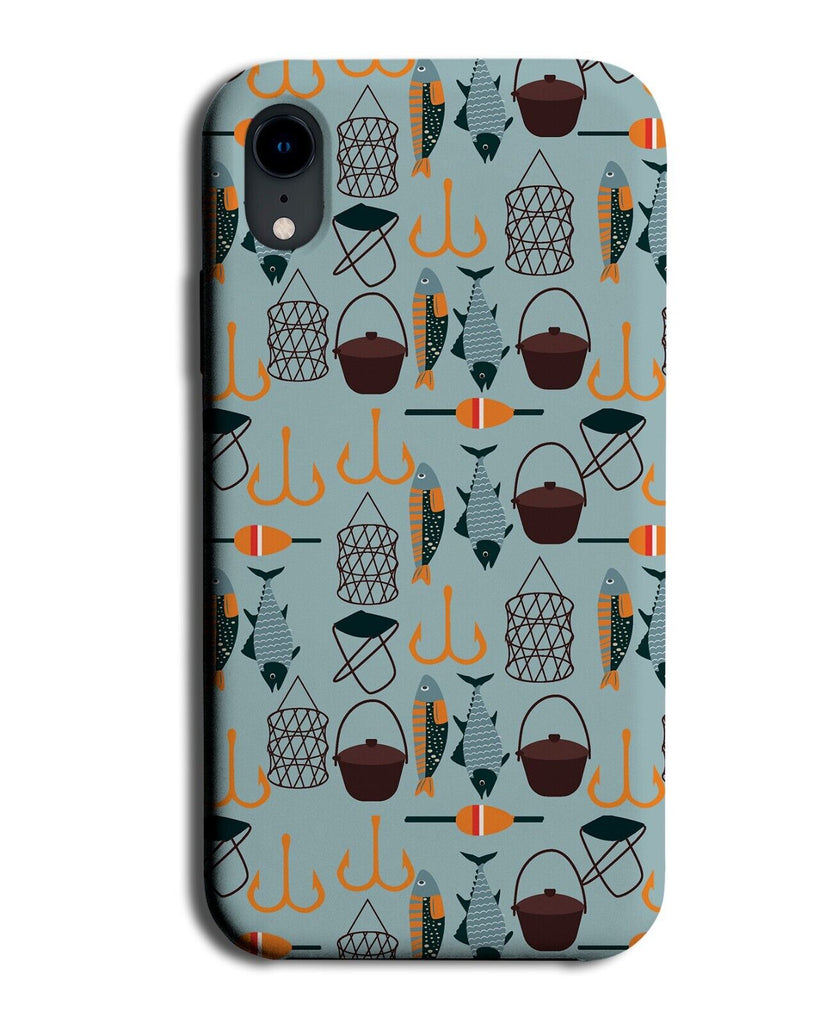 Fishing Equipment Design Phone Case Cover Fisherman Rod Net Nets Bait Fish AN45