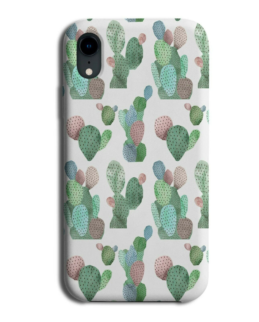 Cactus Print Phone Case Cover Pattern Design Wallpaper Picture E985