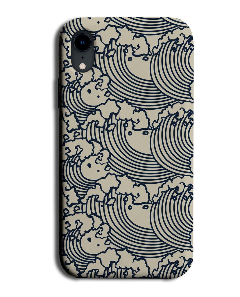 Japanese Waves Phone Case Cover Wave Ocean Traditional Oriental Sea Anime AU83