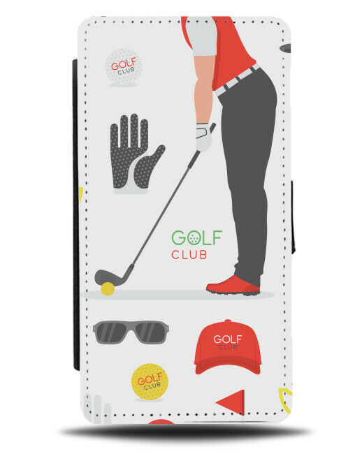 Mens Golfer Flip Wallet Case Golf Golfing Putting Shot Tee Off Gift Present F791
