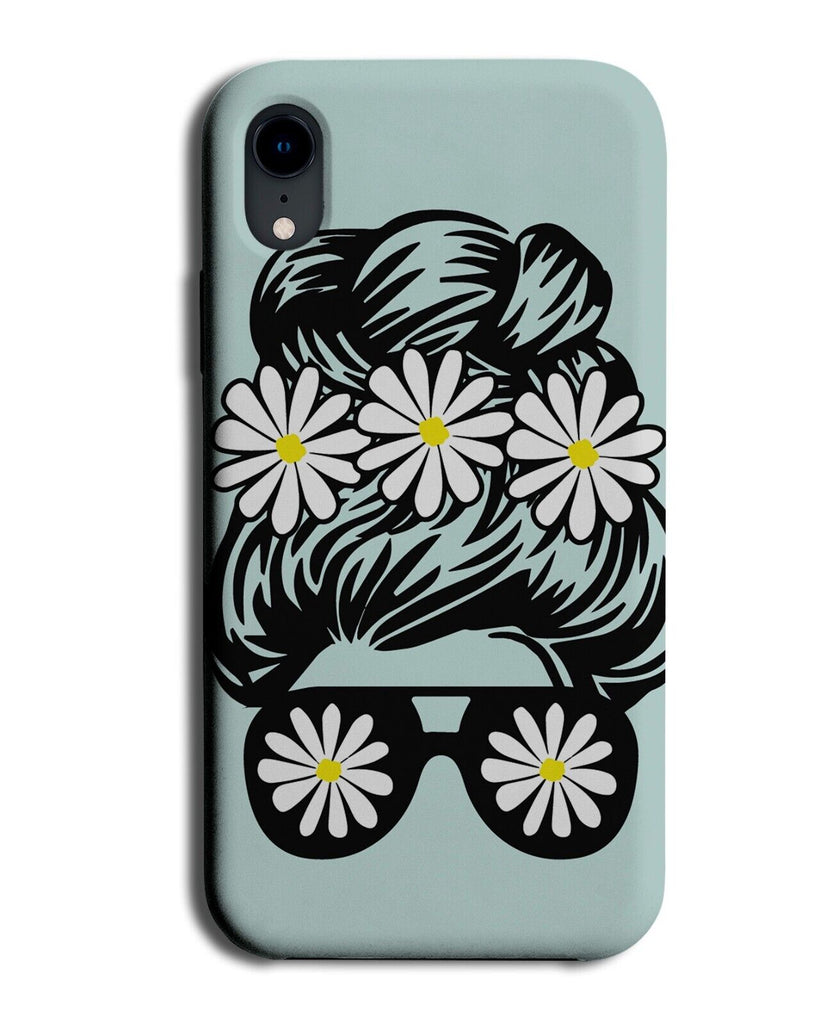 Daisy Messy Bun Phone Case Cover Festival Festivals Daisies Flowers Hair AI22