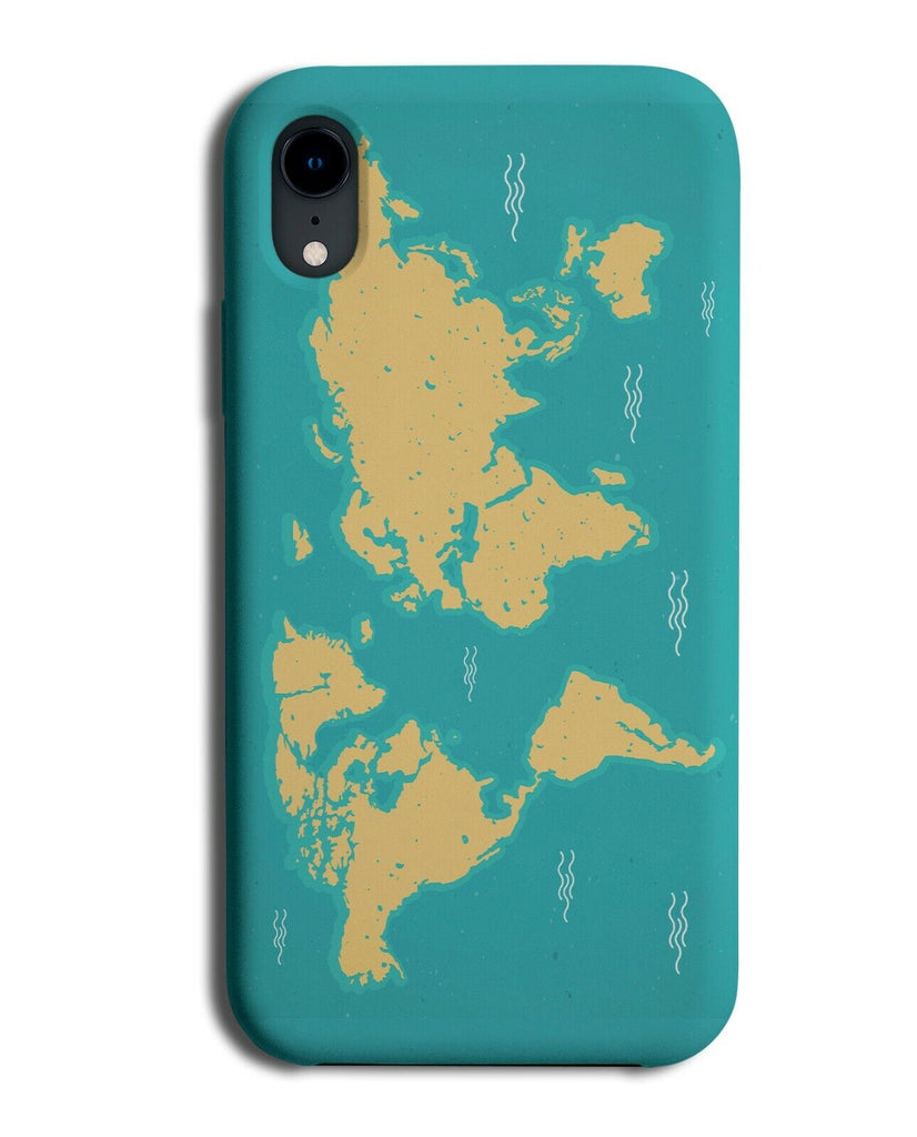 Earth Map Phone Case Cover Globe Planet World Land Mass Picture K904