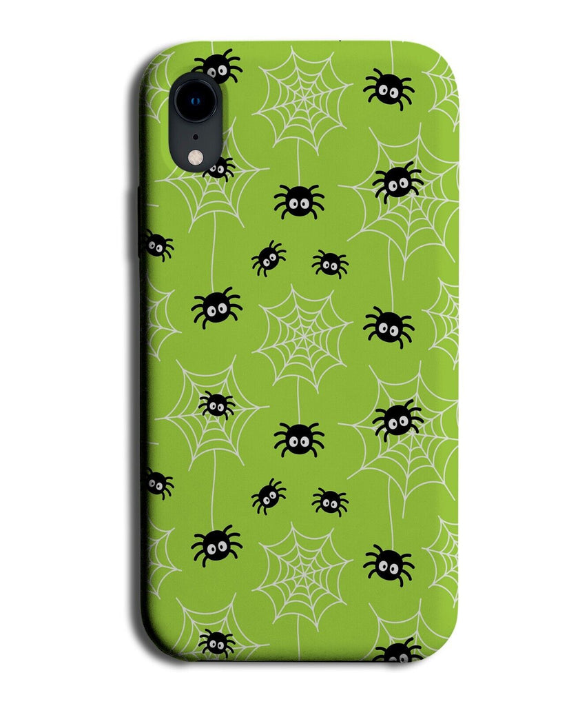 Lime Green Spidersweb Phone Case Cover Spiders Web Spider Girly Womens Girl BQ63