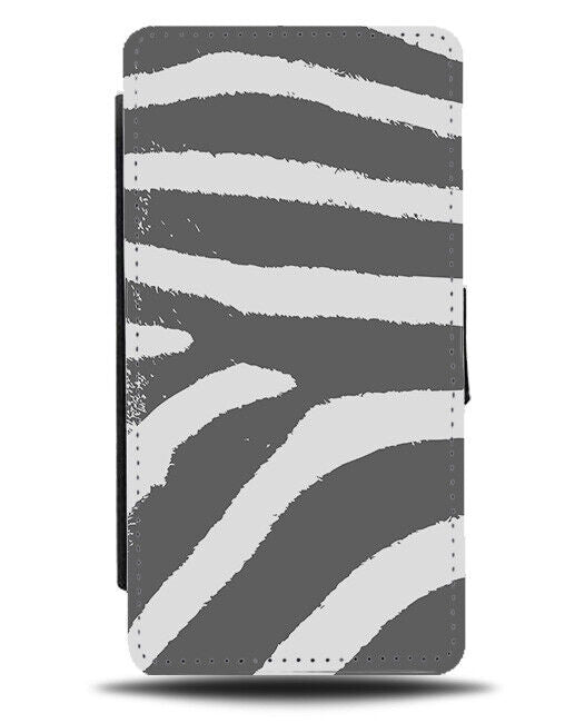 Zebra Stripes Cartoon Flip Wallet Case Stripe Lines Markings Marking Print K478