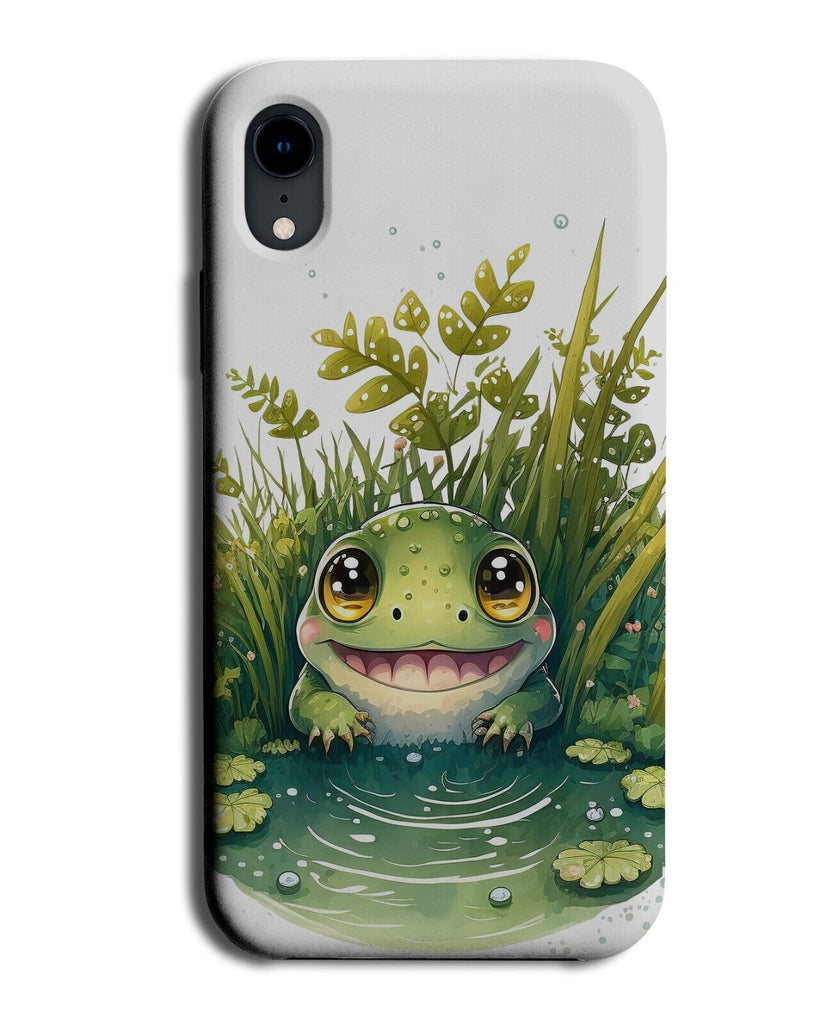 Frog With Large Eyes Phone Case Cover Eye Frogs Face Grin Smiley Funny AG82