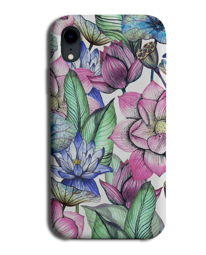 Watercolour Flowers Phone Case Cover Painting Painter Drawing Flower Floral G181
