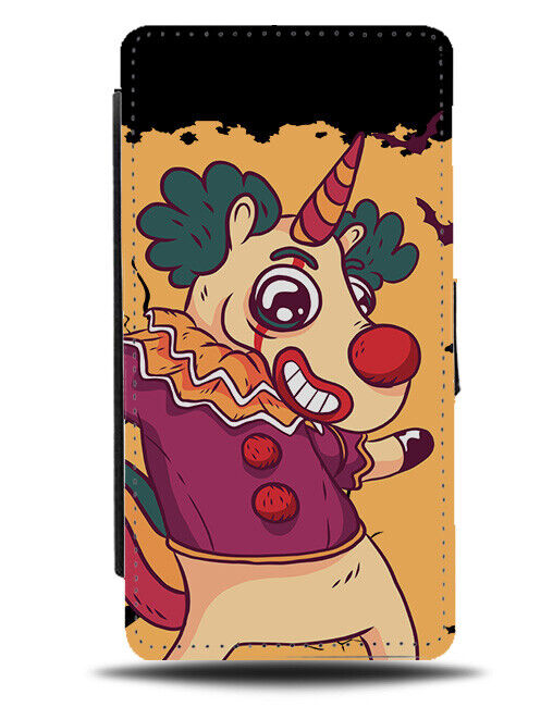 The Dancing Unicorn Clown Flip Wallet Case Clowns Unicorns Fancy Dress K428