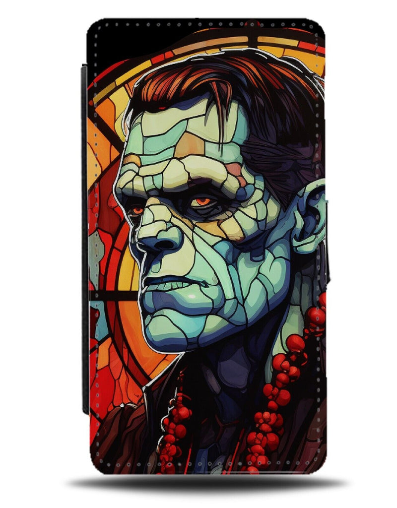 Frankenstein Flip Wallet Case Frankenstien Monster Halloween Horror Man CF37