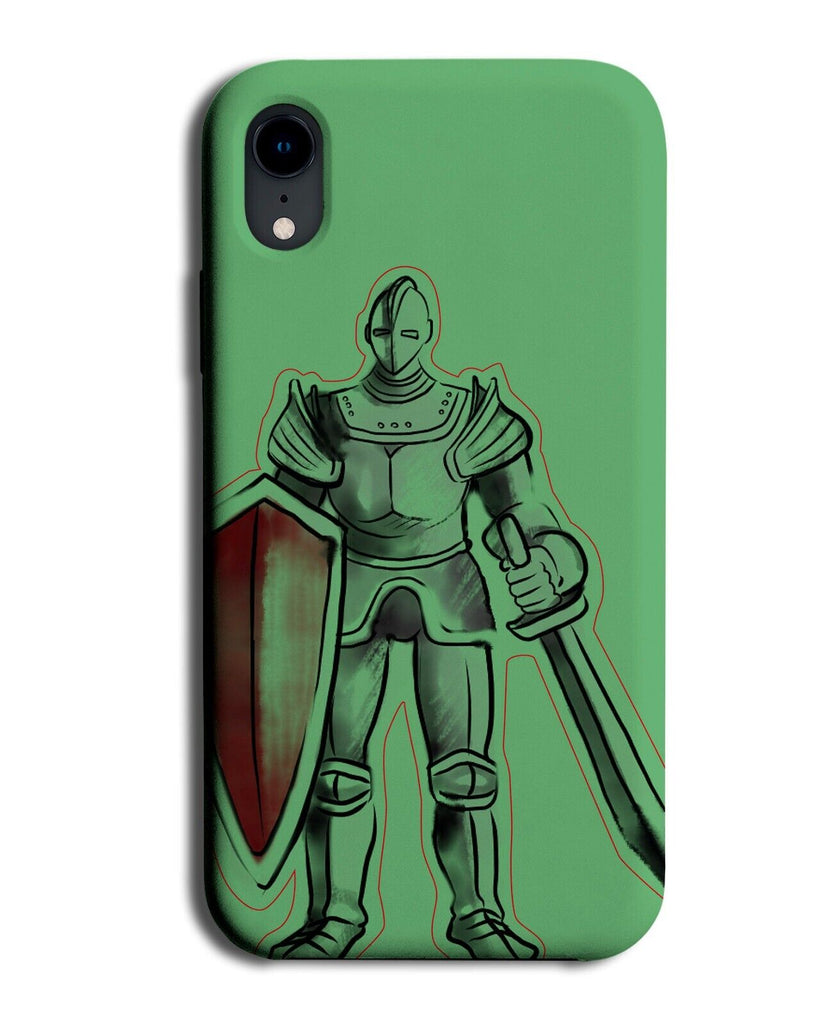 Knight In Shining Armour Phone Case Cover Knights Suit Painting Green Night P388