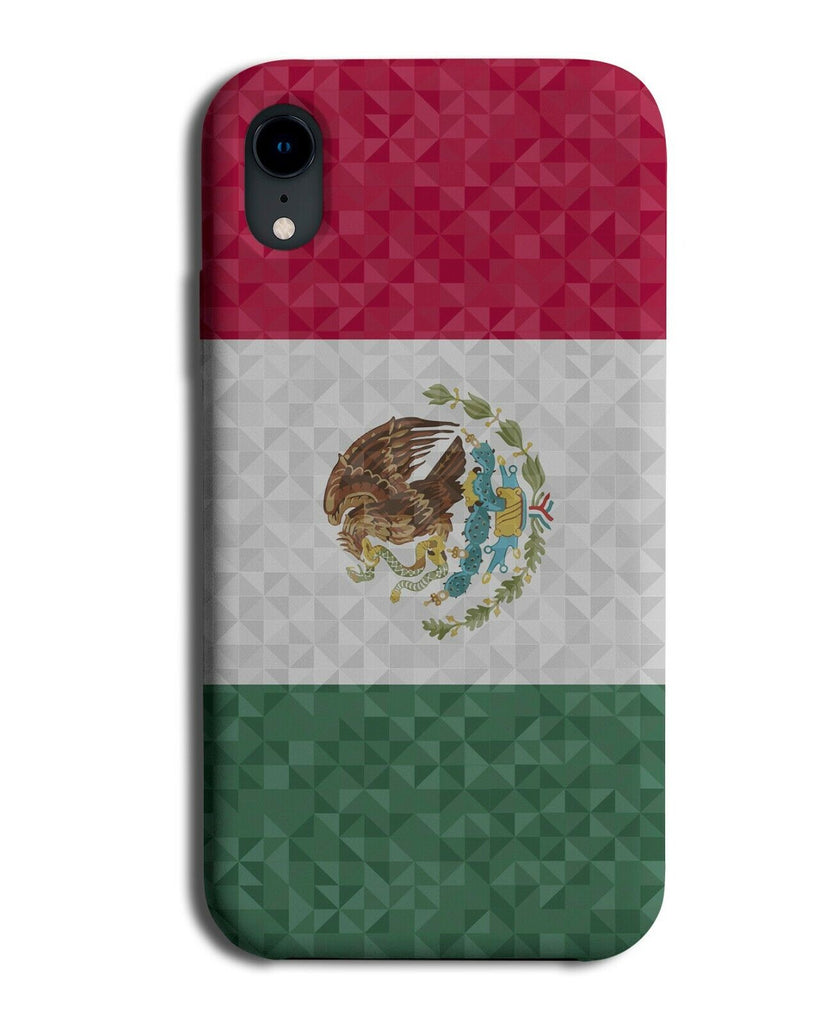 Geometric Mexican Flag Phone Case Cover Mexico Colours Shapes Gift Present J752