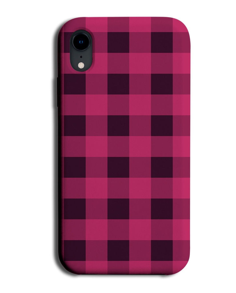 Pink Flannel Squares Phone Case Cover Black and Punk Princess Grunge Square AN77