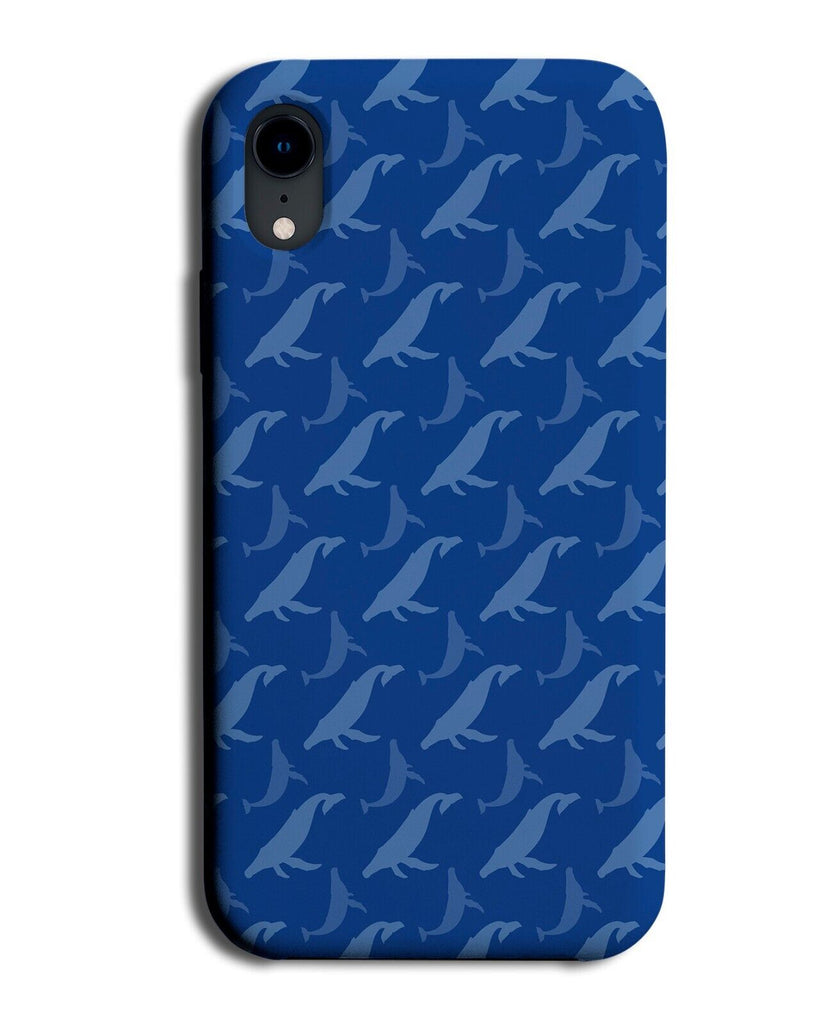 Blue Humpback Whale Phone Case Cover Whales Whales Pattern Shapes Hump Back Q543