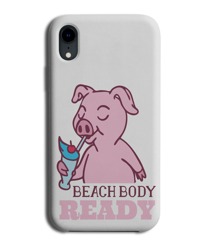 Beach Body Ready Pig Phone Case Cover Pigs Summer Funny Fat Chubby Belly J990