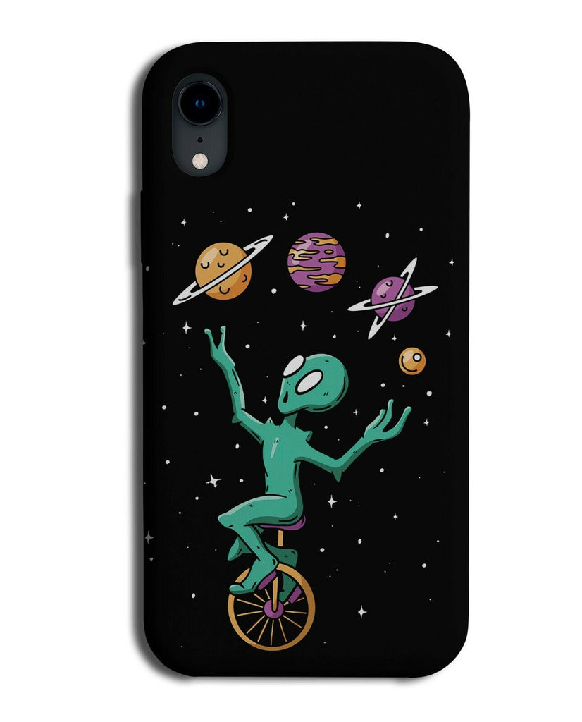 Juggling Alien On Unicycle Phone Case Cover Juggler Planets Circus Balls i925