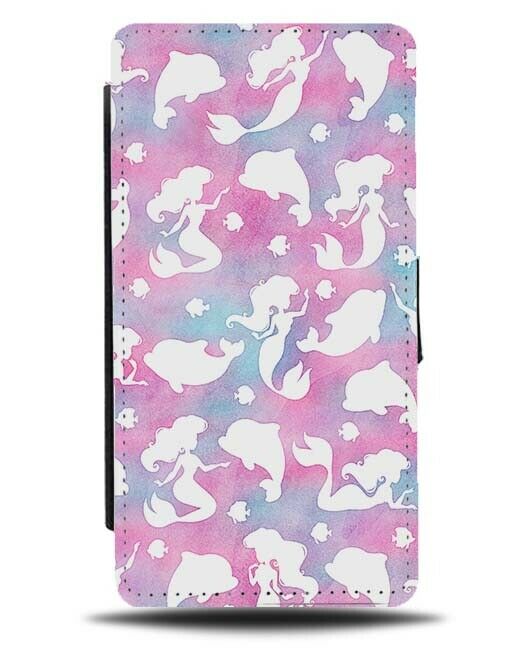 Pink Watercolour Tye Die Mermaid Pattern Mermaids Purple Girls Trippy F564