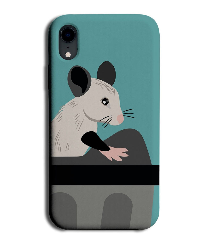 Possum In Trash Can Phone Case Cover Trashes Cans Rubbish Bin Possums Rat BR26