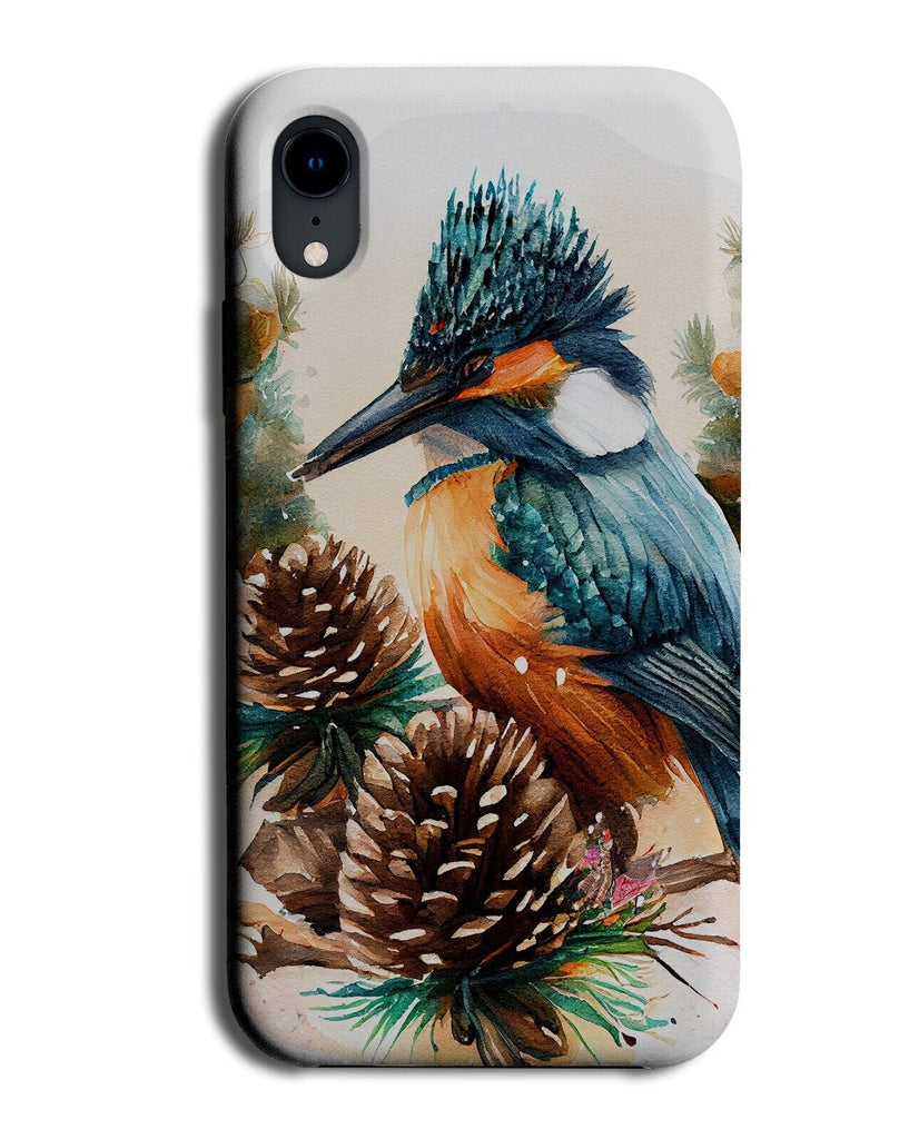 Christmas Kingfisher Phone Case Cover Wind Kingfishers Bird Birds Xmas BI78